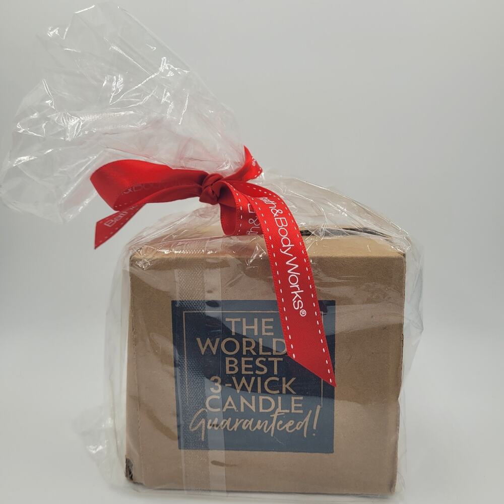 2023 Bath & Body Works Caramel Frappuccino 3-Wick Scented Candle 14.5oz Wrapped
